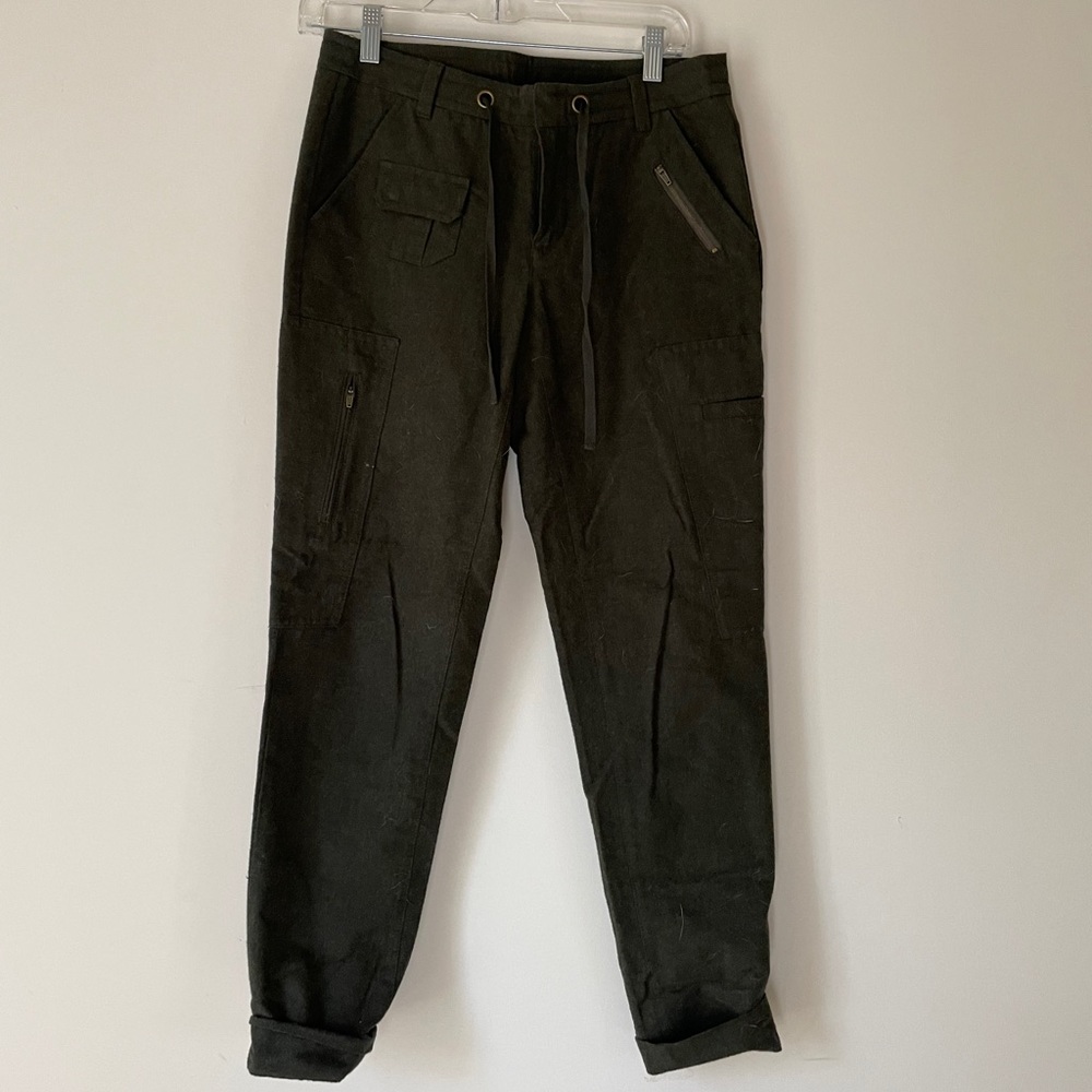 J.Crew Cargo style army green pants